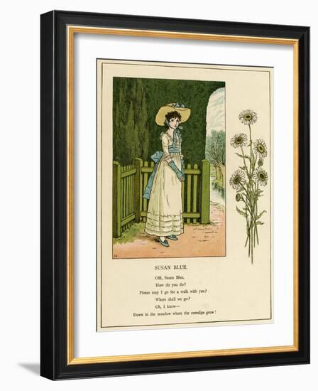 Illustration, Susan Blue-Kate Greenaway-Framed Art Print