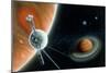 Illustration Symbolising Voyager 2's Journey-Julian Baum-Mounted Photographic Print