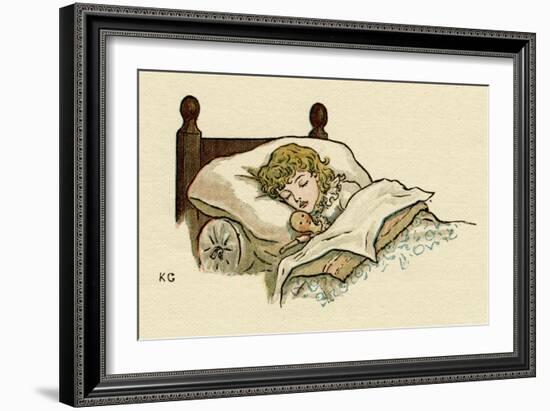 Illustration, the Queen of the Pirate Isle-Kate Greenaway-Framed Art Print