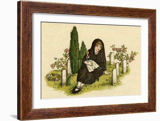 Illustration, the Queen of the Pirate Isle-Kate Greenaway-Framed Art Print