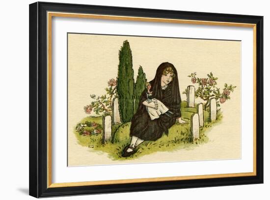 Illustration, the Queen of the Pirate Isle-Kate Greenaway-Framed Art Print