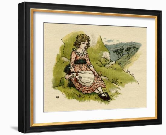 Illustration, the Queen of the Pirate Isle-Kate Greenaway-Framed Art Print