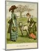 Illustration, the Ungrateful Lamb-Kate Greenaway-Mounted Art Print