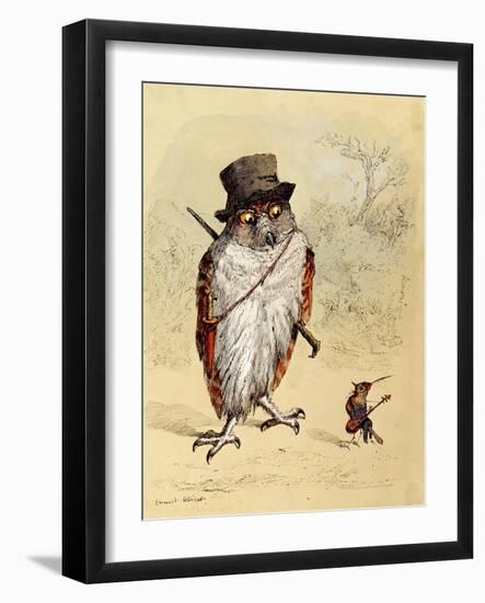 Illustration to Bubble and Squeak in 'Fun's Comic Creatures' Published in 1887-Ernest Henry Griset-Framed Giclee Print