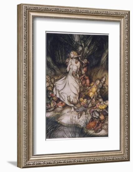 Illustration to Goblin Market-Arthur Rackham-Framed Photographic Print