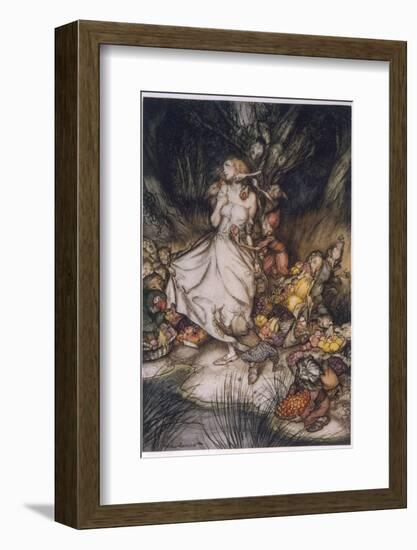 Illustration to Goblin Market-Arthur Rackham-Framed Photographic Print