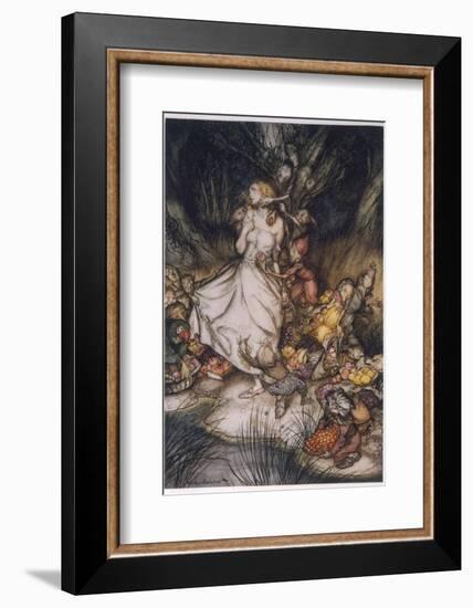 Illustration to Goblin Market-Arthur Rackham-Framed Photographic Print