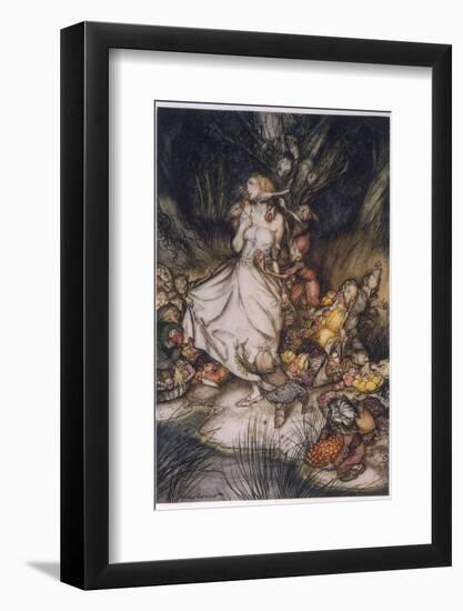 Illustration to Goblin Market-Arthur Rackham-Framed Photographic Print