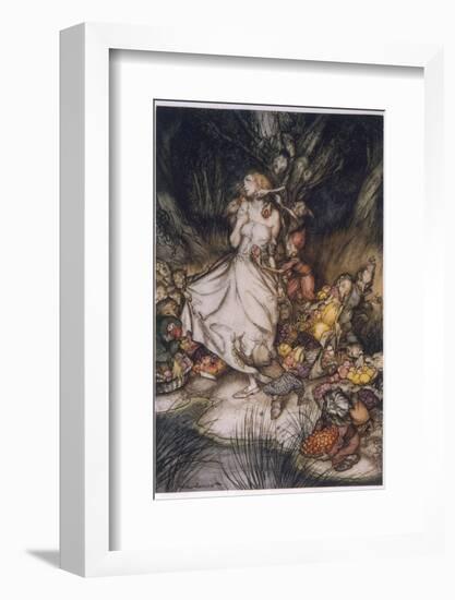 Illustration to Goblin Market-Arthur Rackham-Framed Photographic Print