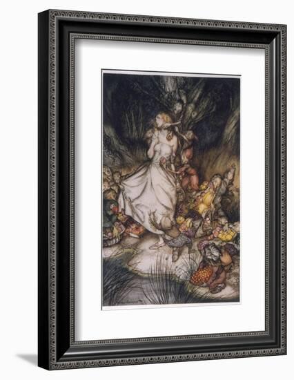 Illustration to Goblin Market-Arthur Rackham-Framed Photographic Print