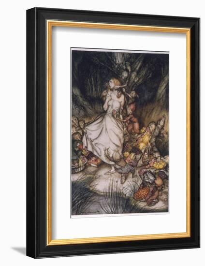 Illustration to Goblin Market-Arthur Rackham-Framed Photographic Print