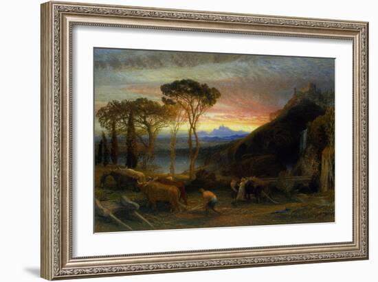 Illustration to Milton's Lycidas-Samuel Palmer-Framed Giclee Print