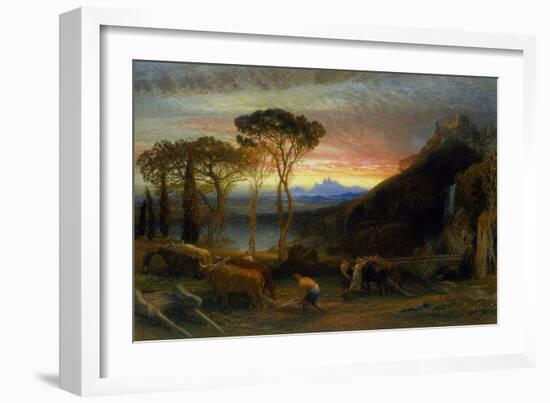 Illustration to Milton's Lycidas-Samuel Palmer-Framed Giclee Print