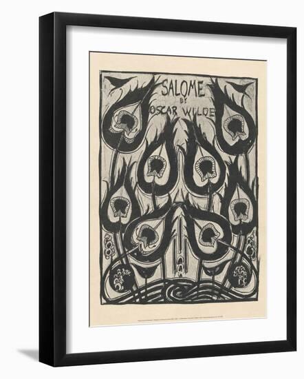 Illustration to Salome by Oscar Wilde, 1906–7-Aubrey Beardsley-Framed Art Print