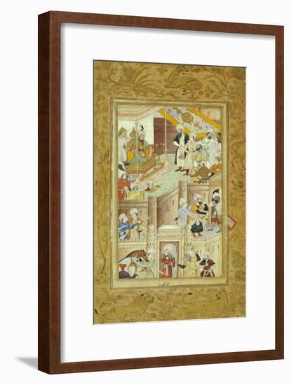 Illustration to the Baburnama-null-Framed Giclee Print