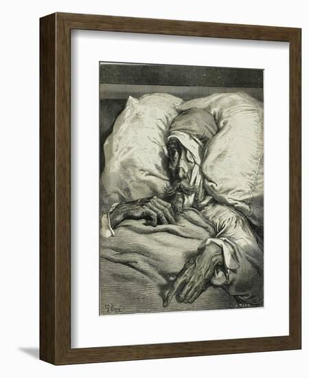 Illustration to the Book Don Quijote De La Mancha by M. De Cervantes, 1863-Gustave Doré-Framed Giclee Print