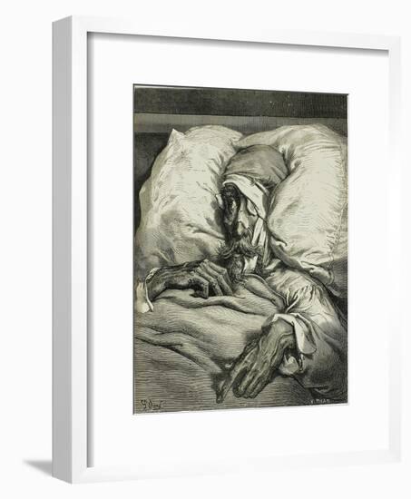 Illustration to the Book Don Quijote De La Mancha by M. De Cervantes, 1863-Gustave Doré-Framed Giclee Print