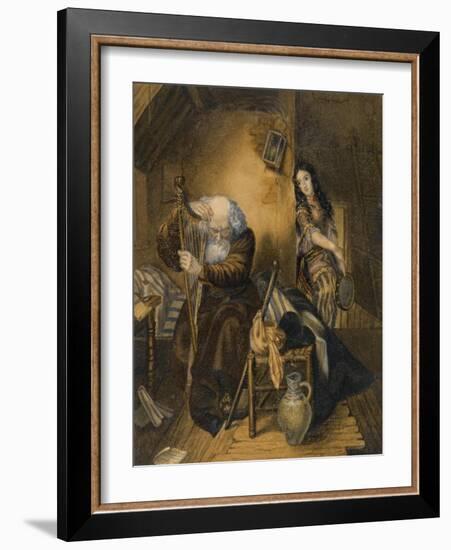 Illustration to the Novel Wilhelm Meister's Apprenticeship-Karl Pavlovich Briullov-Framed Giclee Print