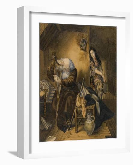 Illustration to the Novel Wilhelm Meister's Apprenticeship-Karl Pavlovich Briullov-Framed Giclee Print