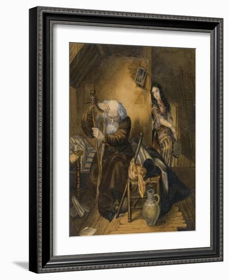 Illustration to the Novel Wilhelm Meister's Apprenticeship-Karl Pavlovich Briullov-Framed Giclee Print