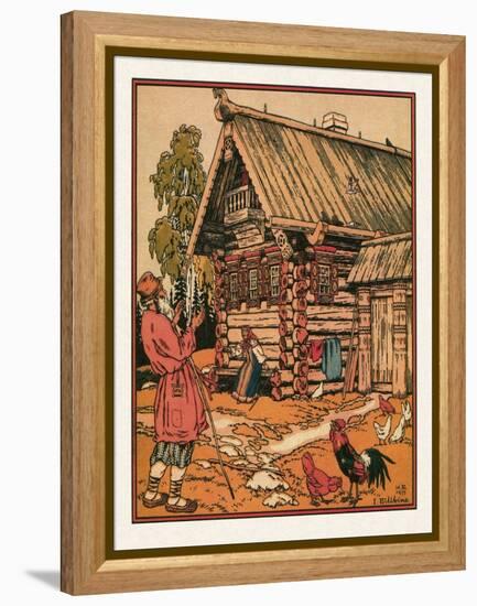 Illustration to the the Tale of the Fisherman and the Fish Par Bilibin, Ivan Yakovlevich (1876-1942-Ivan Bilibin-Framed Premier Image Canvas