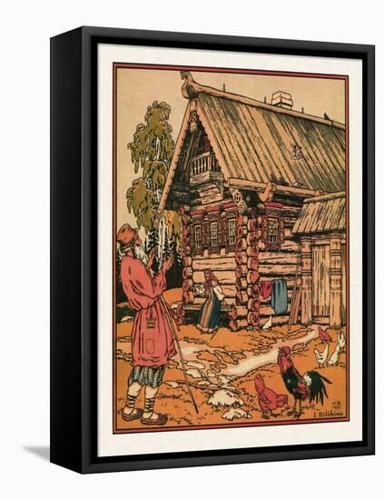 Illustration to the the Tale of the Fisherman and the Fish Par Bilibin, Ivan Yakovlevich (1876-1942-Ivan Bilibin-Framed Premier Image Canvas