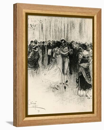 Illustration to War and Peace, by Leo Tolstoy-null-Framed Premier Image Canvas