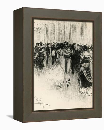 Illustration to War and Peace, by Leo Tolstoy-null-Framed Premier Image Canvas