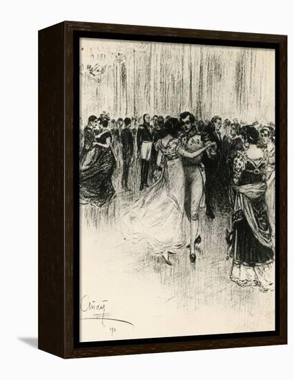 Illustration to War and Peace, by Leo Tolstoy-null-Framed Premier Image Canvas