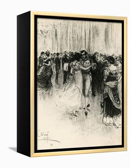 Illustration to War and Peace, by Leo Tolstoy-null-Framed Premier Image Canvas