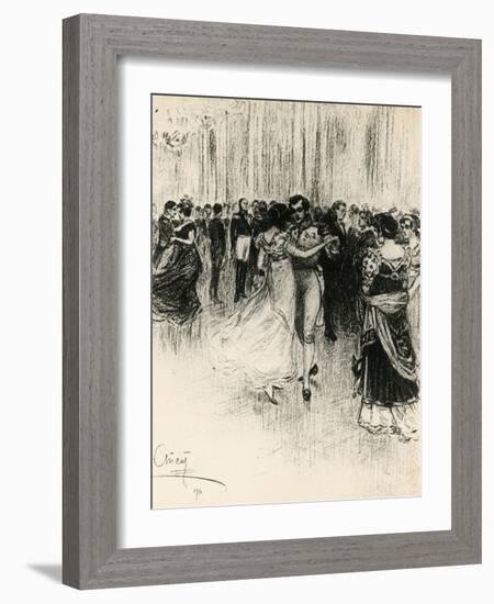 Illustration to War and Peace, by Leo Tolstoy-null-Framed Giclee Print