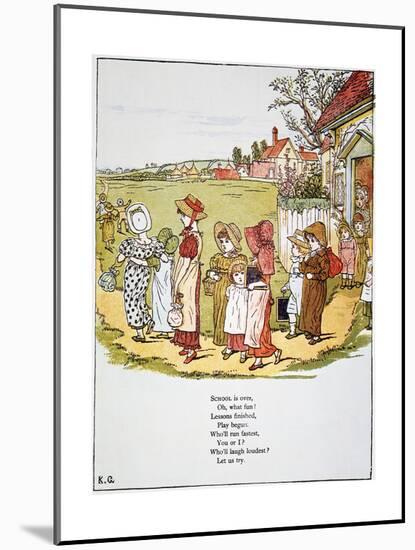 Illustration-Kate Greenaway-Mounted Giclee Print