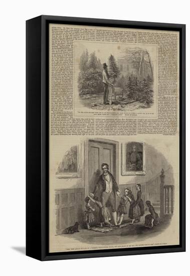 Illustrations for the Little Fir Tree-Edward Duncan-Framed Premier Image Canvas