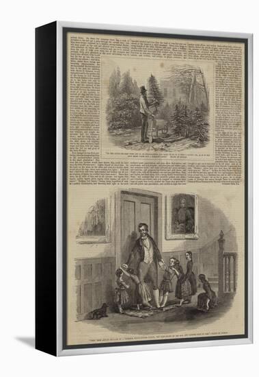 Illustrations for the Little Fir Tree-Edward Duncan-Framed Premier Image Canvas