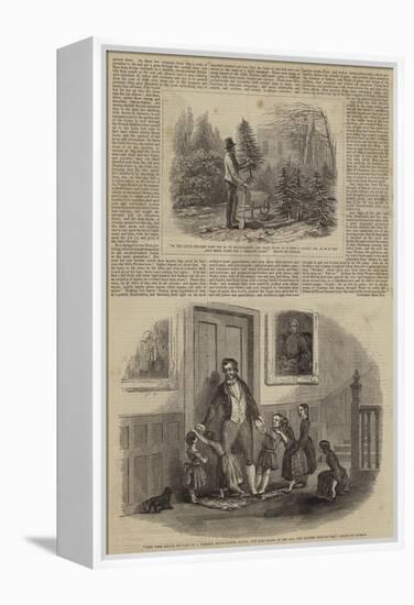 Illustrations for the Little Fir Tree-Edward Duncan-Framed Premier Image Canvas