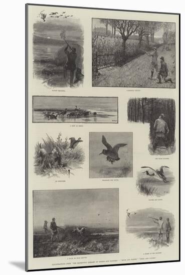 Illustrations from The Badminton Library of Sports and Pastimes, Moor and Marsh, Field and Covert-Charles Whymper-Mounted Giclee Print