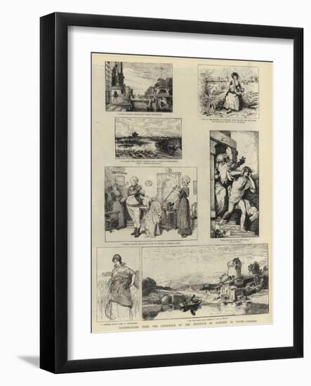 Illustrations from the Catalogue of the Institute of Painters in Water-Colours-null-Framed Giclee Print