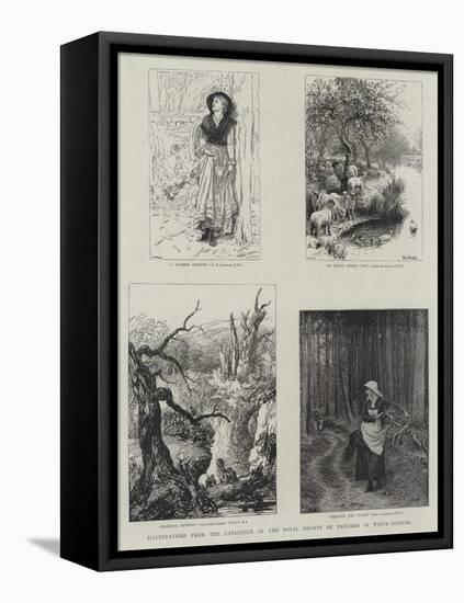 Illustrations from the Catalogue of the Royal Institute of Painters in Water Colours-Edward Killingworth Johnson-Framed Premier Image Canvas