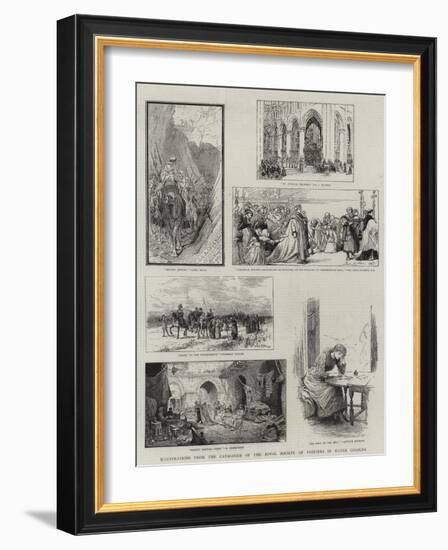 Illustrations from the Catalogue of the Royal Society of Painters in Water Colours-Carl Haag-Framed Giclee Print