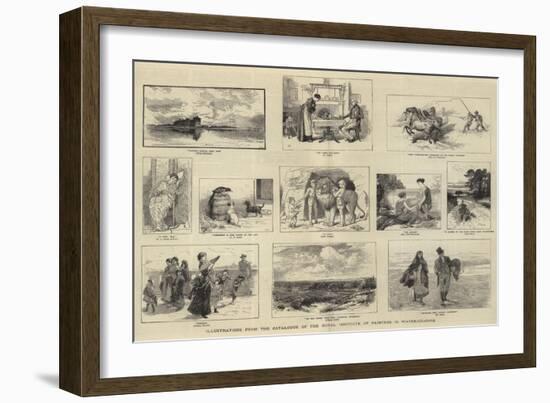 Illustrations from the Catalouge of the Royal Institute of Painters in Water-Colours-Keeley Halswelle-Framed Giclee Print