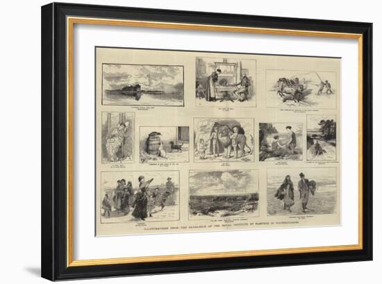 Illustrations from the Catalouge of the Royal Institute of Painters in Water-Colours-Keeley Halswelle-Framed Giclee Print