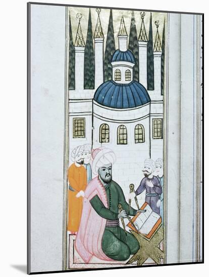 Illustrations of Drawing Instruments, Topkapi Museum, Istanbul, Turkey, Eurasia-Robert Harding-Mounted Photographic Print