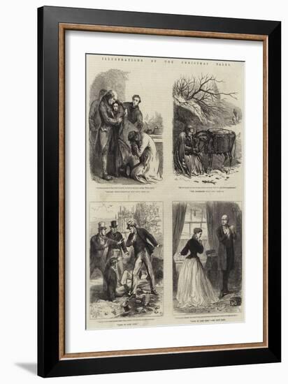 Illustrations of the Christmas Tales-null-Framed Giclee Print