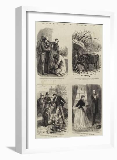 Illustrations of the Christmas Tales-null-Framed Giclee Print