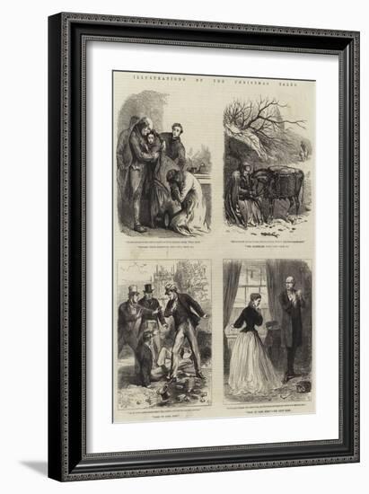 Illustrations of the Christmas Tales-null-Framed Giclee Print