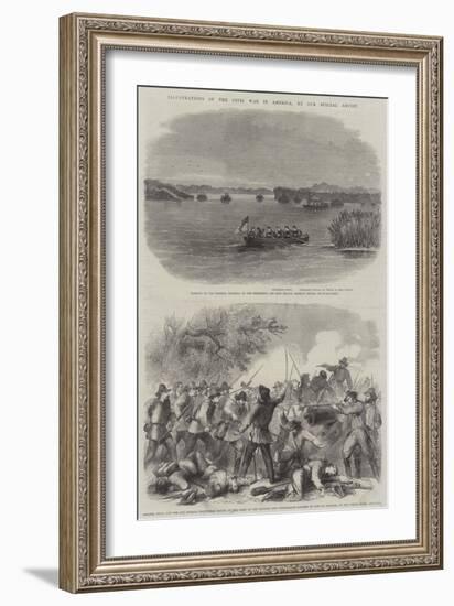 Illustrations of the Civil War in America-null-Framed Giclee Print