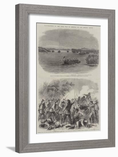 Illustrations of the Civil War in America-null-Framed Giclee Print