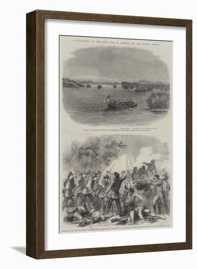 Illustrations of the Civil War in America-null-Framed Giclee Print