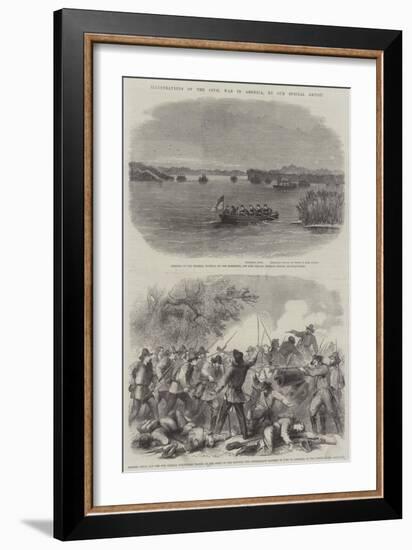 Illustrations of the Civil War in America-null-Framed Giclee Print