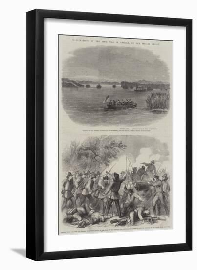 Illustrations of the Civil War in America-null-Framed Giclee Print